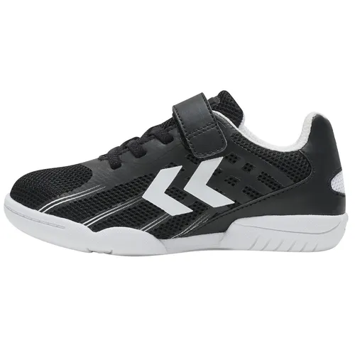 Hummel Root Elite Indoor-Sportschuhe für Kinder EU 28 - Hallenschuhe mit atmungsaktivem Obermaterial und mittelfußstützender Konstruktion für optimalen Halt. Ideal für aktive Kinder, leicht und nicht abfärbend.