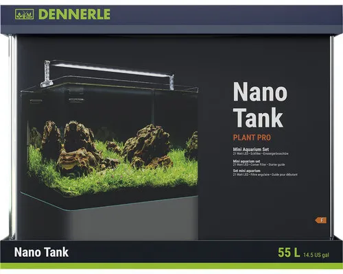 Dennerle Nano Tank Plant Pro, 55 Liter in schwarz von Dennerle