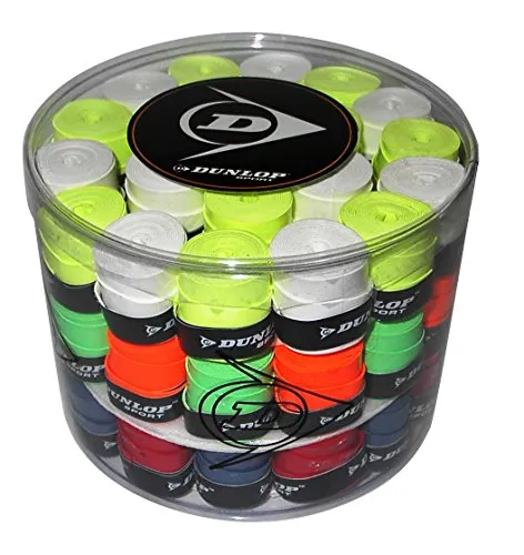 Dunlop Padel Tour Pro Overgrip für Padelschläger, 60er-Dose, mehrfarbig