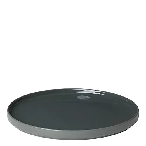 Blomus Speiseteller PILAR | Keramik | Farbe Agave Green | Ø 27 cm | Spülmaschinenfest & mikrowellengeeignet