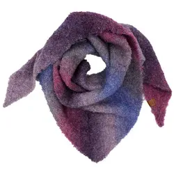 Dreieckstuch MAXIMO, Jungen, lila (lavendel), Strick, Materialmix, mehrfarbig, Modetücher, weicher Materialmix, Bouclé-Garn, Farbverlauf, bequem, wärmend