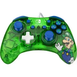 PDP Rock Candy Luigi Time Controller Zubehör für Switch - Hochwertiges Switch-Zubehör in stylischem Schwarz, ideal für Gamer, die Komfort und Stil vereinen möchten.