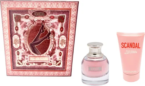Jean Paul Gaultier Scandal Geschenkset - Geschenkbox mit dem ikonischen Scandal Eau de Parfum (50 ml) und luxuriöser Bodylotion (75 ml). Verführerische Duftkomposition aus Honig, Gardenie und Patchouli für einen fesselnden Auftritt.