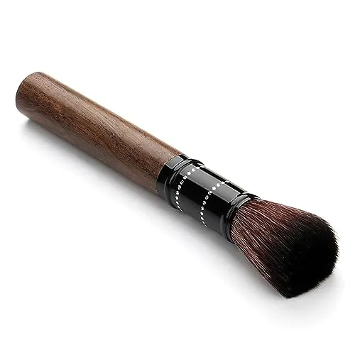 APOMOONS Barista Pinsel für Kaffeemühle, Espresso Reinigungsbürste mit Bürste Ebenholz Griff, Kaffeepinsel, Kaffeewerkzeug für Barista Heimküche