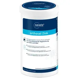 navalis orthosal Zink horse 750 g - Diät-Ergänzungsfuttermittel für Pferde zur Unterstützung von Fell, Haut und Hufen. Enthält hochwertiges Zink und natürliche Zutaten wie Bierhefe und Leinsamen.