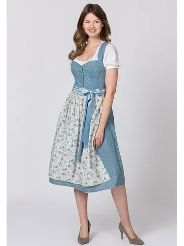 Stockerpoint Damen Dirndl Edonita I Größe 32-48 | Elegantes Trachtenkleid mit Schürze - Traditionelles Damen Dirndl Edonita aus 100 % Baumwolle, ideal für festliche Anlässe. Mit liebevollen Details und einer hochwertigen Schürze vereint es Stil und Tragekomfort für unvergessliche Feiern.