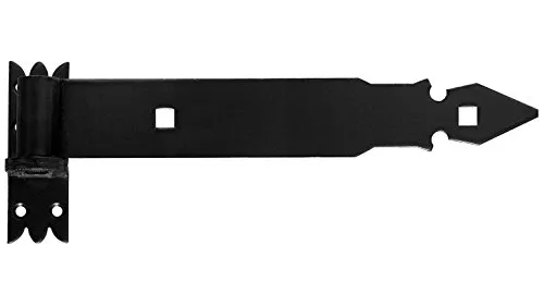 Ladenband Ladenbänder Türbänder Torband 300 x 45 x 4 mm mit 14 mm Kloben Schwarz