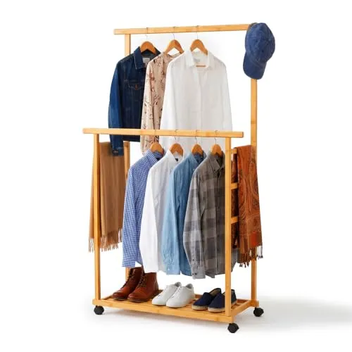Kleiderständer Beige von Relaxdays