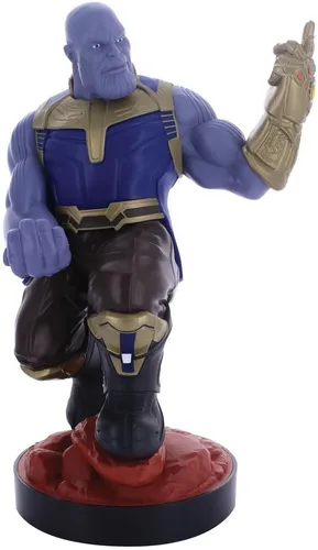 Cable Guy - Marvel: Thanos Ständer für Controller und Smartphones - Technik: Stylischer Ständer für Controller und Smartphones, ideal zum Aufladen und Präsentieren. Die PVC-Statue ist ca. 20 cm groß und perfekt für Sammler.