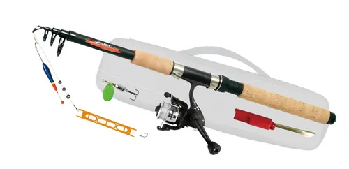 Paladin Combo Concept Kid 180 cm Kinderangel Set - Angelruten für Unisex Kinder, ideales Starterset mit vorgespulter Spinningrolle für erfolgreiches Süßwasserangeln.