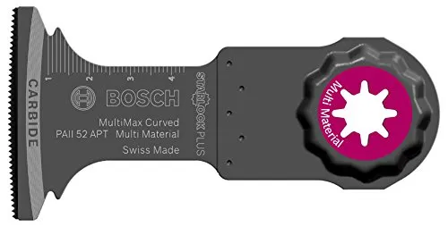 Präzisionsblatt PAII 52 APT MultiMax - 50 x 52mm - Zubehör für Elektrowerkzeug. Hochwertiges Hartmetallblatt für präzise Schnitte in Metall und abrasive Materialien, schnelles Blattwechsel-System in nur 3 Sekunden!