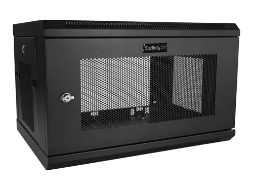 StarTech.com 6HE 19 Zoll Wand Netzwerkschrank - Computer- & Server-Racks, abschließbarer und belüfteter Serverschrank für Wandmontage, ideal für platzsparende IT-Lösungen mit vormontierter Ausstattung.