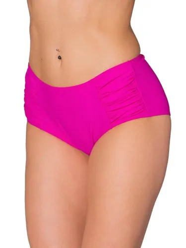 Aquarti Bikini-Hose Aquarti Damen Bikinihose Hotpants mit seitlichen Raffungen