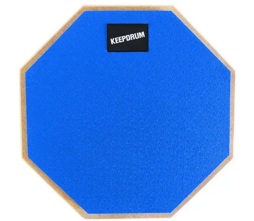 keepdrum Schlagzeug keepdrum DP-BL8 Drum Practice Pad Blau 8 Zoll