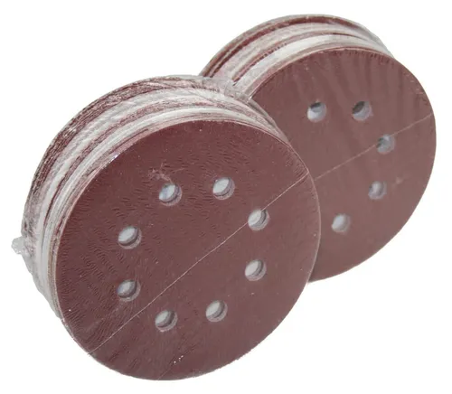 ChiliTec Schleifscheibe 125mm Klett Schleifscheiben 100 Blatt Sortiment K40-180 Schleifpapier, (100 St), Korn 40 bis 180 Sortiment