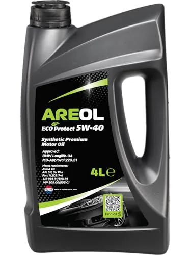 AREOL ECO Protect 5W-40 Motoröl, 4 Liter