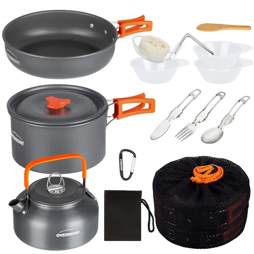 Produktbild OVERMONT Camping Kochgeschirr Set