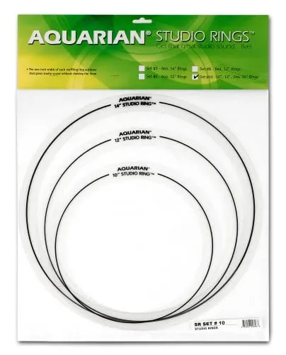 Aquarian Studio RingsTM Dämpfungsringe Set 10 