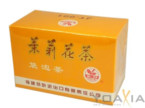 Jasmintee / Grüner Tee mit Jasmingeschmack - 40g (20x2g) - Aromatischer Jasmintee in praktischen Beuteln, ideal für Teegenuss zu jeder Zeit. Aus China, perfekt für asiatische Küche und Teeliebhaber.