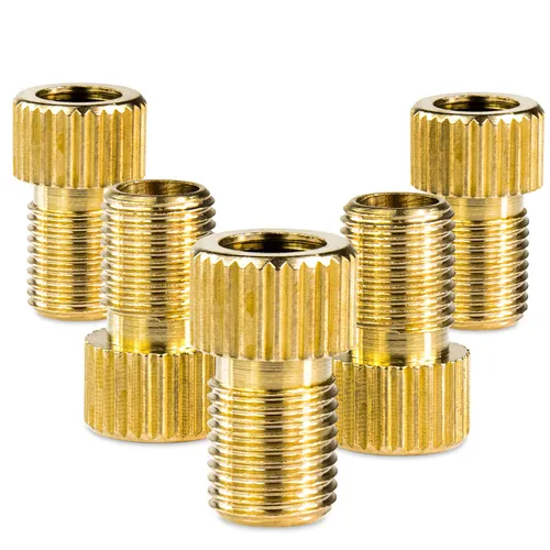 5x Fahrrad Ventiladapter von DV SV auf Autoventil - Kfz Pumpe AV Ventiladapter