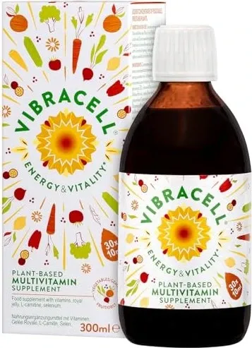Vibracell 300 ML - Nahrungsergänzungsmittel für mehr Vitalität, enthält eine kraftvolle Mischung aus Vitaminen und pflanzlichen Extrakten, ideal zur Unterstützung des Immunsystems.