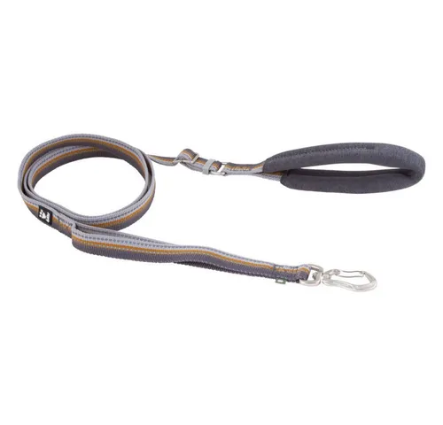 HURTTA Hundeleine Verstellbare Leine ECO blackberry - Tierleinen mit einstellbarer Länge von 120-180 cm, bequemen gepolsterten Griff und praktischer Geheimtasche für Kotbeutel. Hergestellt aus 100% recyceltem Polyester und mit reflektierenden Streifen für bessere Sichtbarkeit.