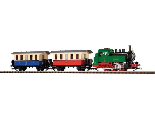 PIKO 37130 Start-Set Personenzug BR 80 + 2 Personenwagen, Spur G