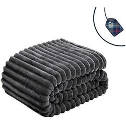 Wohndecke Premium Kuscheldecke in Cord Optik 150 x 200 cm