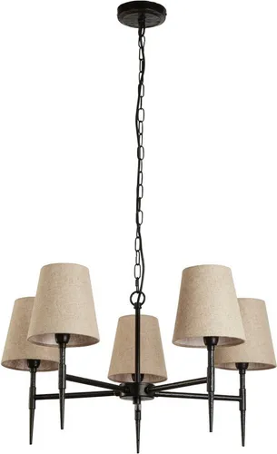 Searchlight Kronleuchter Hängeleuchte Gothic, 5-flammig, ohne Leuchtmittel, Schlossatmosphäre