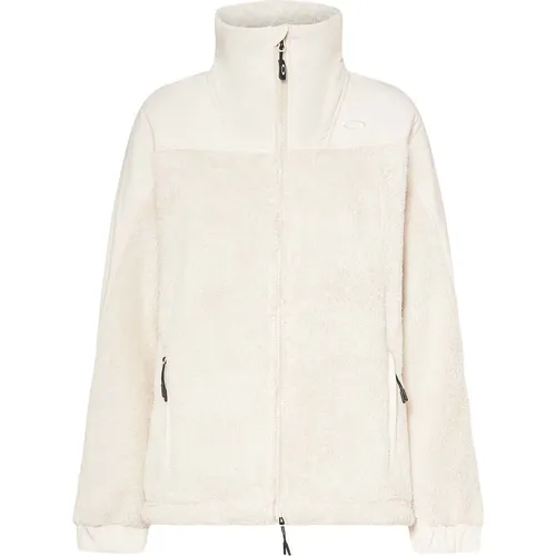Oakley W. Mountain Fire Sherpa Fleecejacke M - Damen Midlayer und Fleecejacken zum Skifahren, ideal für kühle Tage mit kuscheliger Wärme und modernem Look dank strapazierfähigen Nyloneinsätzen.