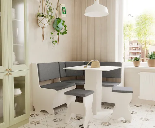 Rodnik Eckbankgruppe Ecuador, 4-tlg. Set mit Staufächern von Rodnik