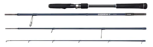 PENN Overseas II Inshore 4 Teile 2,4m 15-40g - Hochwertige Angelrute - Angelruten & Stöcke, sehr reaktionsschneller 24T Carbon Blank für optimale Sensibilität und Leistung, ideal für Angler, die Wert auf Qualität legen.