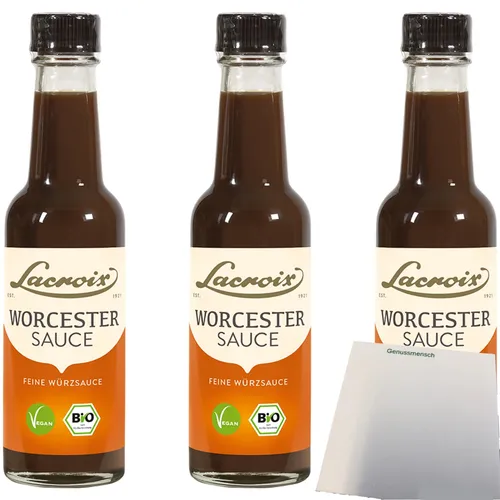 Lacroix Worcestersauce 3er Pack 3x140ml Flasche usy Block