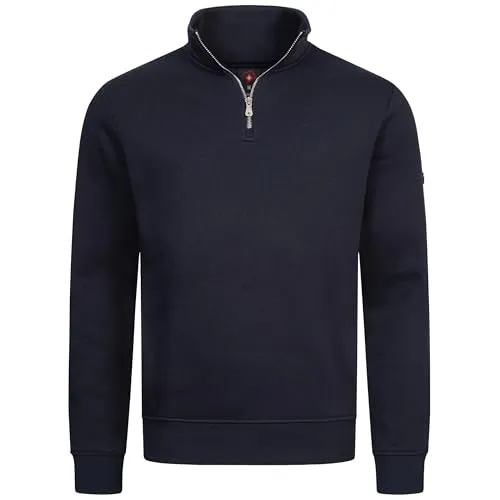 Höhenhorn Troiberg Herren Pullover 1/4 Zip Dunkelblau Gr. L - Bequemer Troiberg Pullover für Herren, ideal für kühle Tage. Atmungsaktiv und vielseitig einsetzbar – perfekt für Freizeit und sportliche Aktivitäten. Langlebig und platzsparend, ideal für unterwegs.