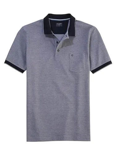 OLYMP Herren Polo-Shirt Kurzarm Casual - 984 Casual Circular Knit - Poloshirt für Herren aus hochwertigem Pikee-Gewebe, ideal für lässige Anlässe. Pflegeleicht und in Regular Fit für optimalen Tragekomfort.