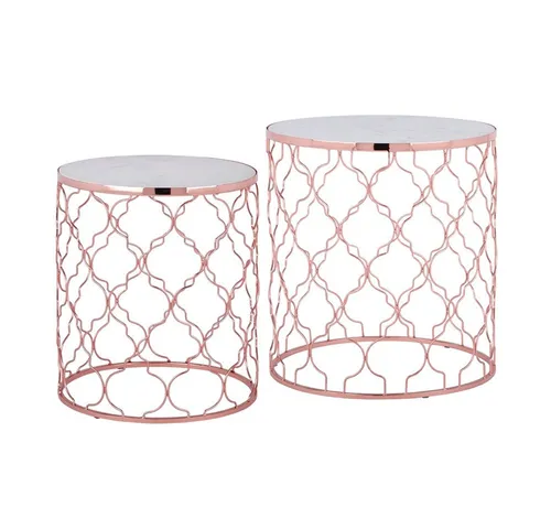 WOMO-DESIGN® 2er Set Beistelltisch Couchtisch von WOMO-DESIGN