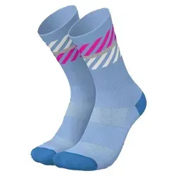 Incylence Unisex Merino Light Lanes blau - Sportsocken aus 40% mulesing-freier Merinowolle, die bei Kälte warm und bei Hitze angenehm kühl halten. Mit verstärkten Bereichen für maximalen Komfort und geruchsneutral für mehrfachen Gebrauch.