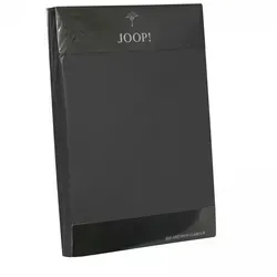 JOOP! Uni Spannbetttuch Topper 40002, 140-160 x 200 cm Schwarz