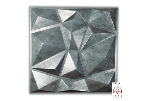 IKHEMalarka 3D Wandpaneel 3D Paneele PVC Kunststoffpaneele, BxL: 50,00x50,00 cm, 0,25 qm, (1 Stück, 3D Wandpaneele Deckenpaneele) hochwertige & harte PVC 3D Platten Wand & Decke