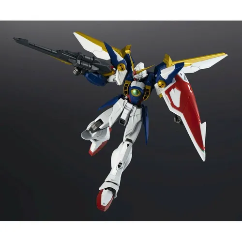 TAMASHII NATIONS Bandai Gundam Universe Xxxg-01W Wing Gundam - Actionfigur aus Gundam Wing, inklusive Schild und Buster Gewehr. Offiziell lizenziertes Produkt für Sammler und Fans.