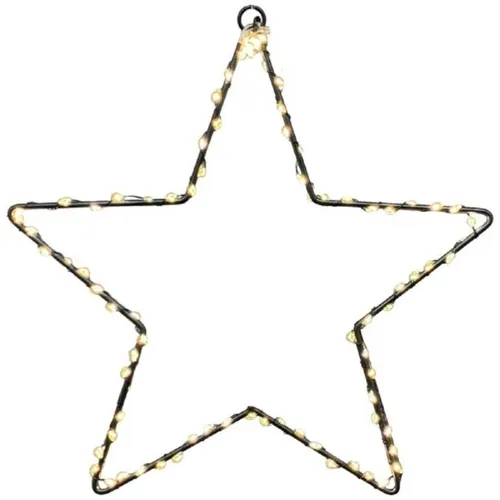 Exner LED SternHänger Lumière, schwarz, Metall, 25x25 cm, 258227