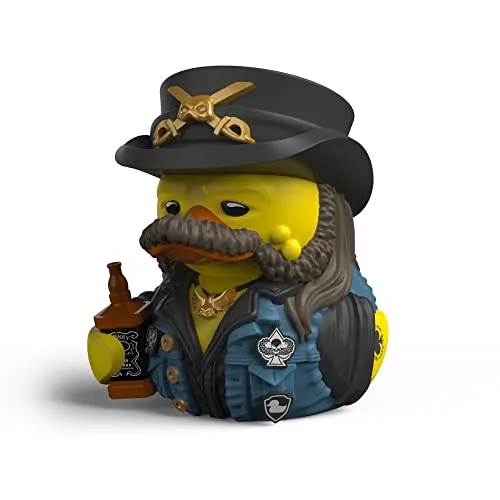 TUBBZ Sammelente - Motörhead Lemmy 9cm - Actionfigur der Kultfigur Lemmy von Motörhead, detailreich aus hochwertigem PVC gefertigt und in einer Sammlerbox verpackt – ein Muss für jeden Musikfan und Sammler!