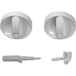 Bosch Drehgriffe 87120001040 hellgrau - Thermostate, hochwertige Drehgriffe für präzise Temperatureinstellung und optimales Raumklima.