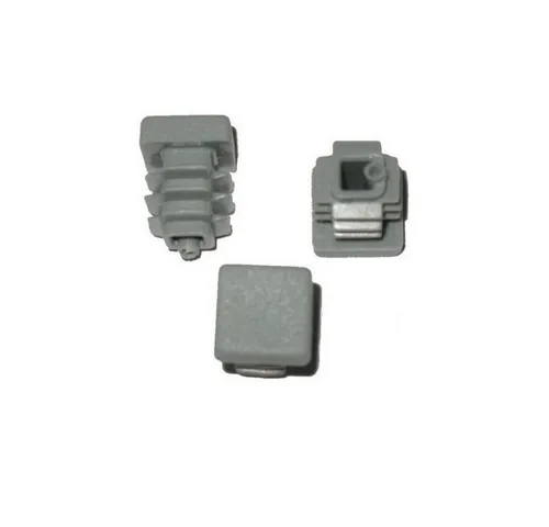 Walter Bethke GmbH & Co. KG Anhänger 50x Lamellenstopfen Vierkantrohrstopfen 10x10mm (Außen) Stopfen GRAU
