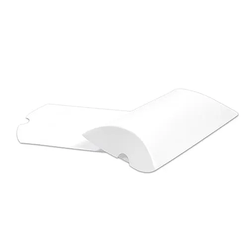Frau WUNDERVoll® 24 Kissenschachteln matt weiß 21x12cm (flach), 300g/ Kissenverpackungen, Pillow box, Faltverpackung, Geschenkverpackung, Gastgeschenk, Adventskalender