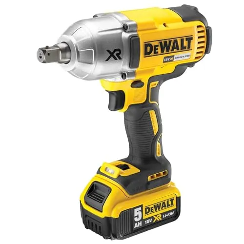 DEWALT DCF899P2-GB Schlagschrauber, 950 Nm + 2 Akkus 18 V 5 Ah Li-Ion + Koffer, Norm