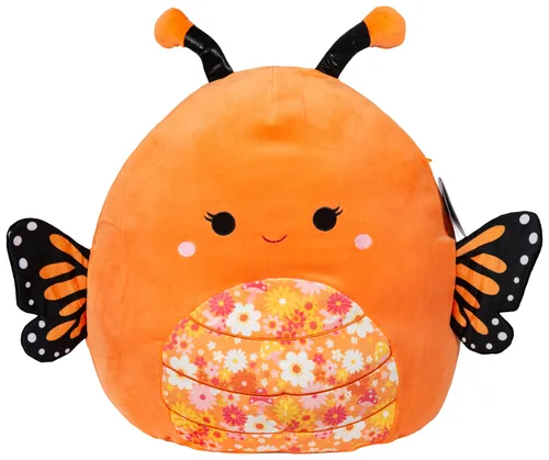 Squishmallows Mony Schmetterling 40 cm - Kuscheliger Begleiter - Wald & Wiese, extra weich und perfekt zum Kuscheln oder Sammeln!
