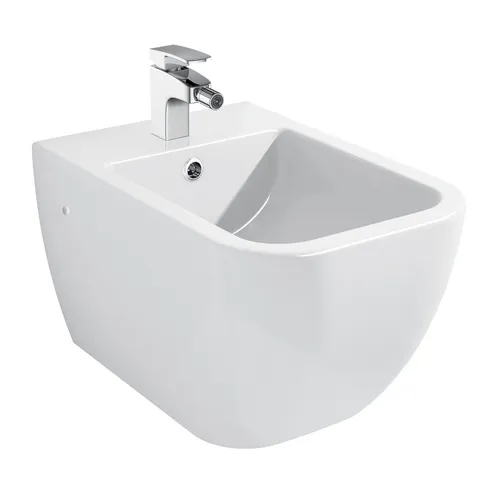 Bernstein Bidet BH101, D-Form, Wandmontage, Hänge Wand von BERNSTEIN