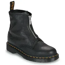 Dr. Martens Damen Boot schwarz - Größe 38 - Stilvoller Damen Boot aus genarbtem Leder mit Front-Reißverschluss und robuster Profilsohle. Ideal für modische Akzente in jedem Outfit.