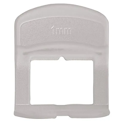 Karl Dahm Zuglaschen für 1 mm Fugen bei einer Fliesenstärke von 0-12 mm, 100 Stück – Geeignet für Fliesenkeile-Nivelliersystem I Leichtes Fliesen-Legen mit professioneller Fliesen Verlegehilfe – 11091